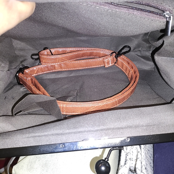 Source Unknown Vintage-Style Brown Shoulder Bag - Picture 3 of 9